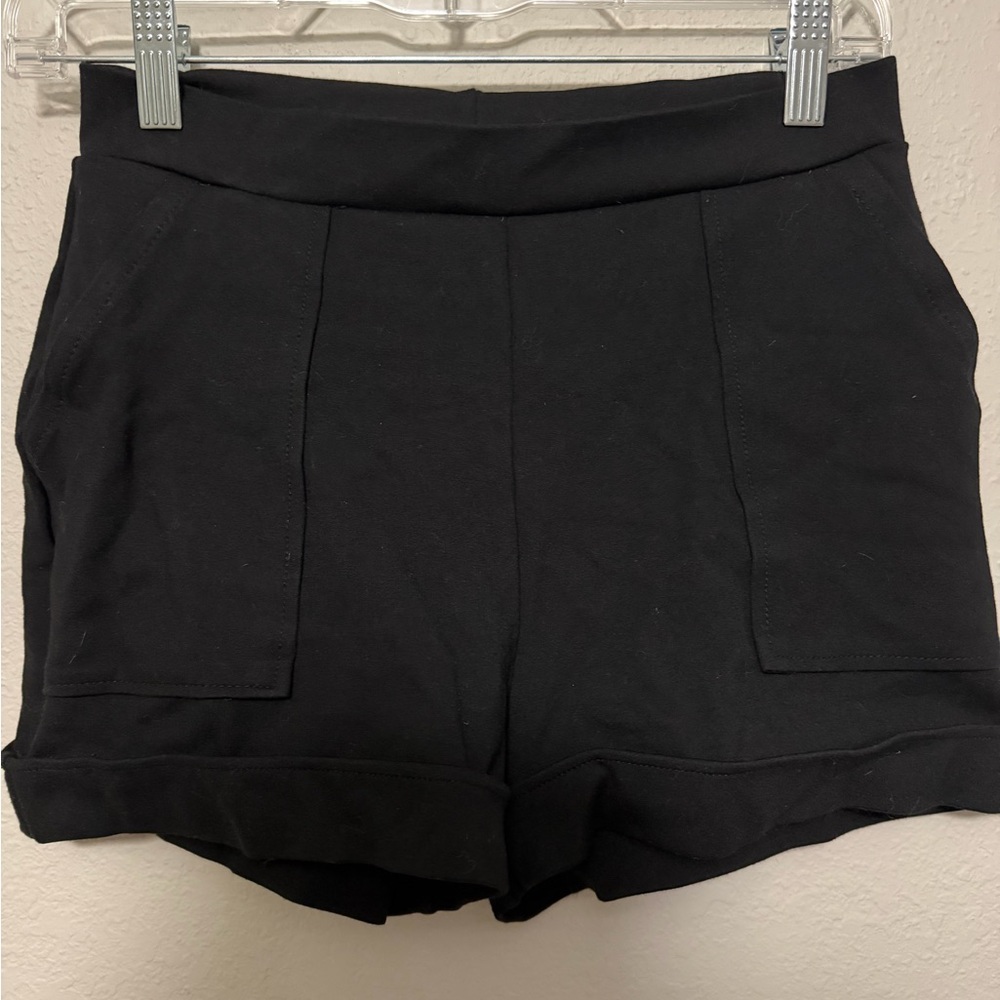 Blackmilk High Waist Black Shorts